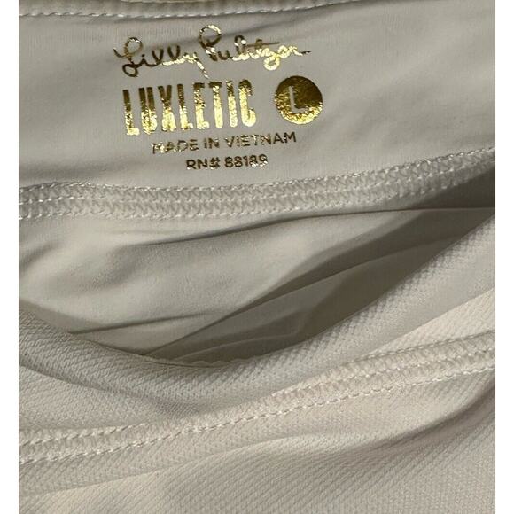 NWT $108 Lilly Pulitzer Peachy Large Skort , Resort White UPF 50+ - Picture 3 of 3